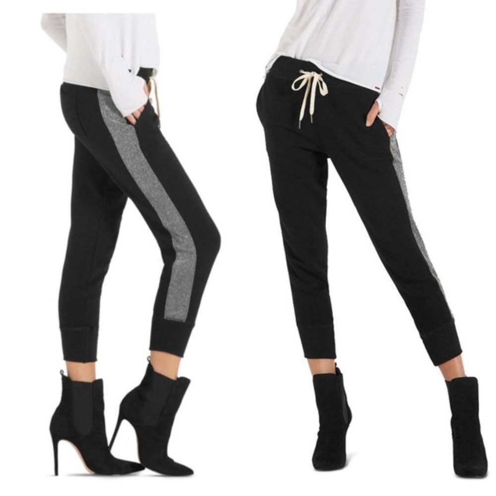 NWOT n:philanthropy Barkley Metallic-Stripe Jogger